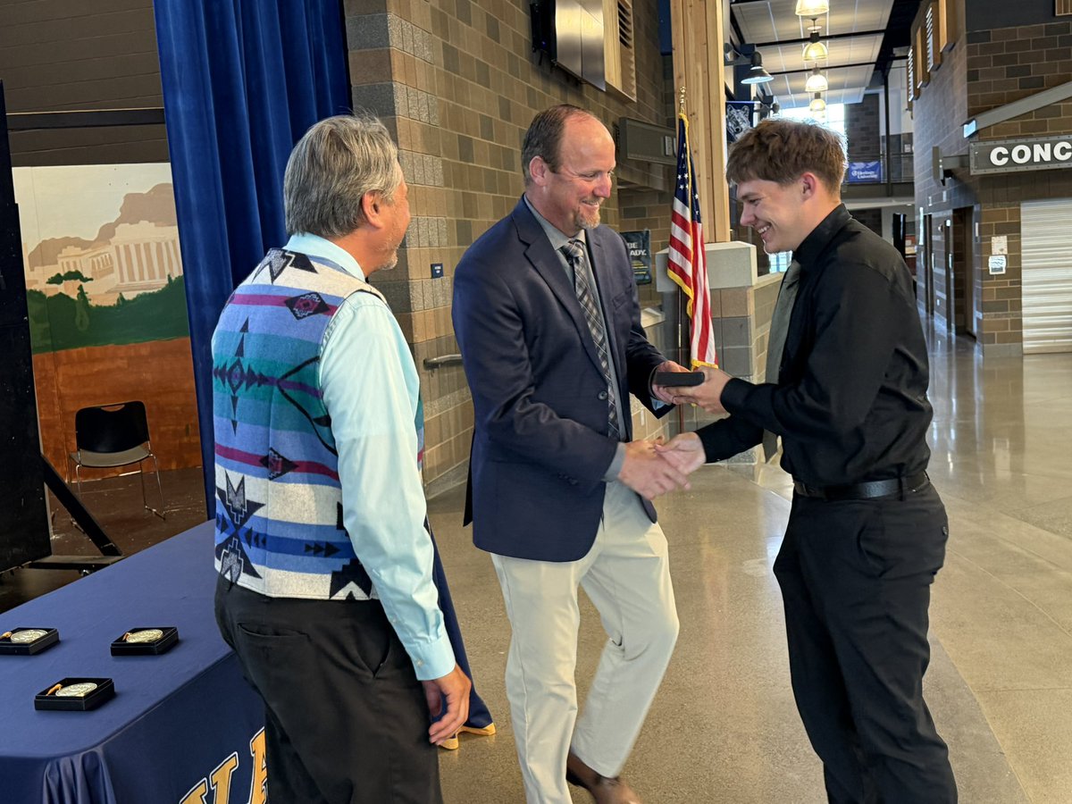 WapatoSD's tweet photo. Congratulations to the top academic scholars from the Wapato High School Class of 2026.  They and their families were celebrated at the High School’s Annual Top 10 Dinner. #wapatoproud #wolfpackpride https://t.co/iipzrlKUMJ