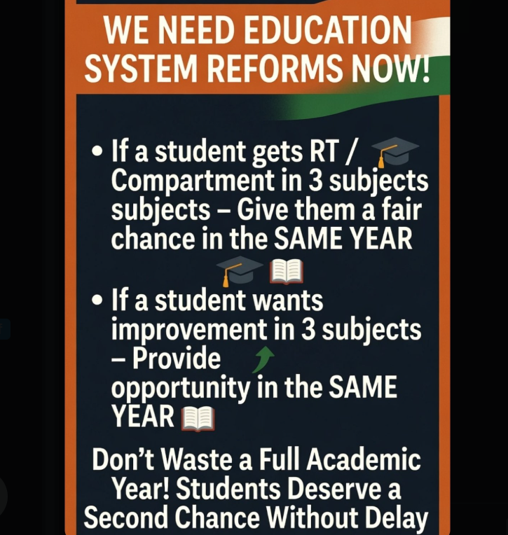 MrEvilboy11328's tweet photo. WE NEED THESE CHANGES
KAB TAK IGNORE KAROGE HAME ? KAB TAK ?
#cbsecopychecking #CBSEResults2026 #reformeducationsystem
@cbseindia29 @EduMinOfIndia https://t.co/6OeUzxlDiF