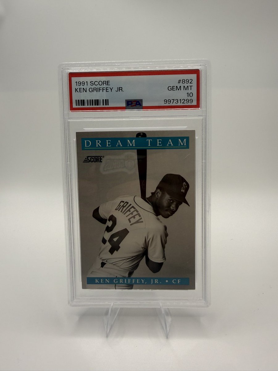 Huntszn_'s tweet photo. Selling my 1991 Score Ken Griffey Dream Team PSA 110 shipped 🔥⚾️ @CardPurchaser https://t.co/xlzMPwDl93