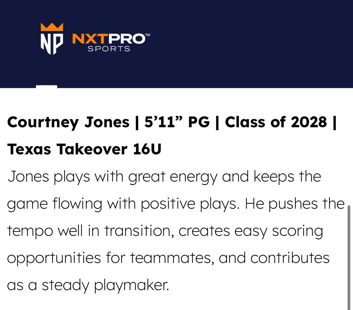 Courtney "Cj" Jones II tweet media