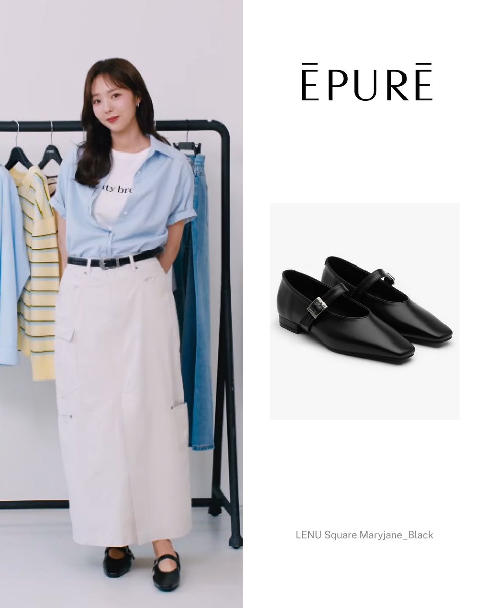 emmabesidepr's tweet photo. 채수빈의 인스타그램 릴스 속 신발 정보!

✔️Celeb: 채수빈
✔️Brand: EPURE
✔️Item: LENU Square Maryjane_Black
✔️Media: 시티브리즈 공식 인스타그램

#chaesoobin #epure #채수빈 #채수빈패션 #에퓨레 https://t.co/8FSIWbhyn5
