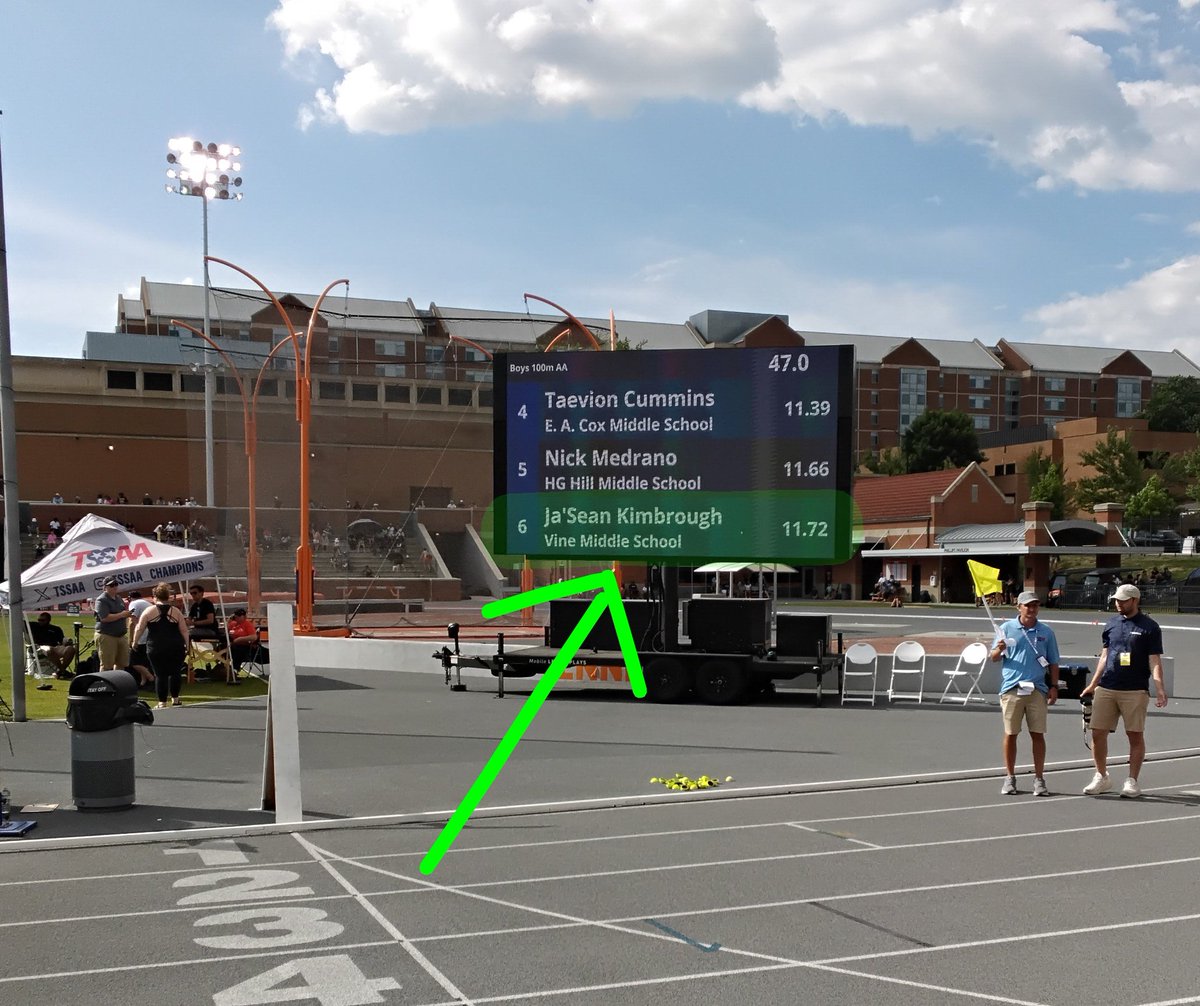 JaseanKimbrough's tweet photo. Great experience competing against the best runners at Tom Black Track (UTK) in the TSSAA Middle School AA State T&amp;F 100m State Championship. PR’d with an 11.72. Top 6 in AA as a 7th grader. Grateful for the opportunity and support. I’ll be back next year God willing. https://t.co/KooJzmBrqy