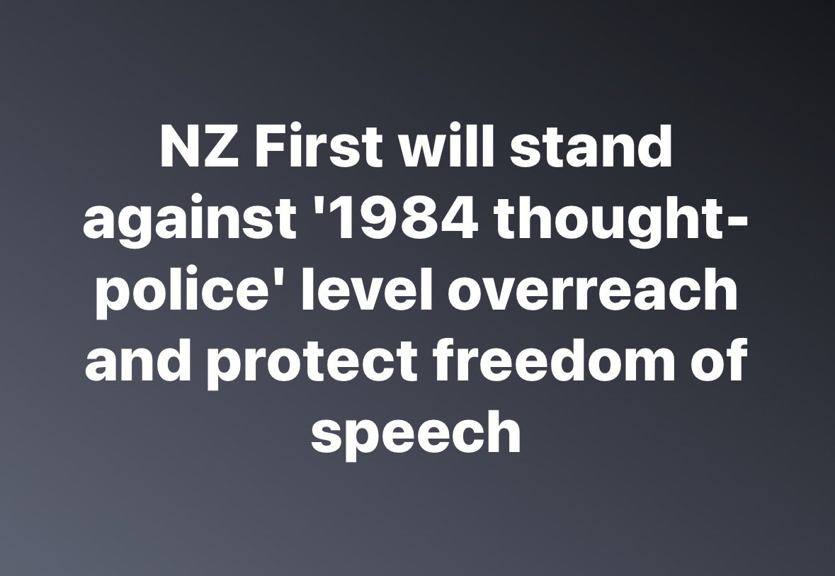 New Zealand First tweet media