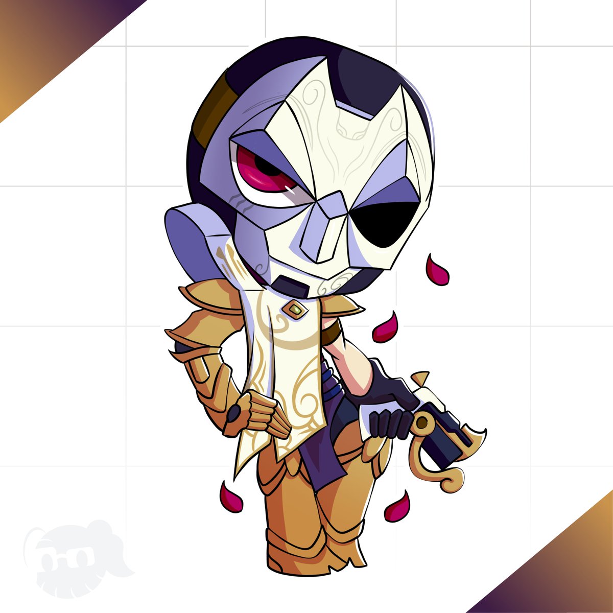 The_Lece's tweet photo. League of Legends: Jhin
-Chibi Fanart  

#leagueoflegends #fanart https://t.co/e3CEJsRJof