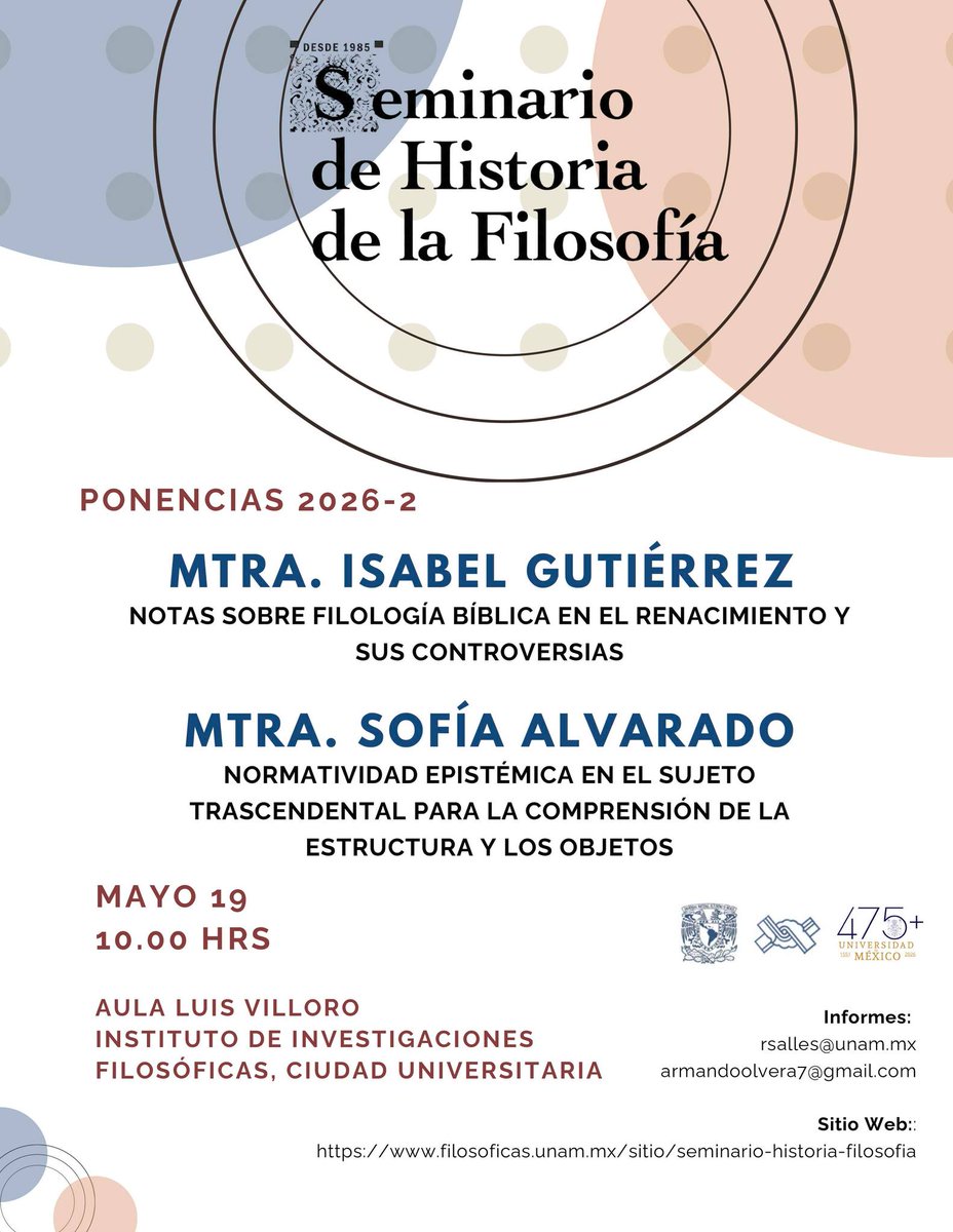I.I.Filosóficas • UNAM tweet media