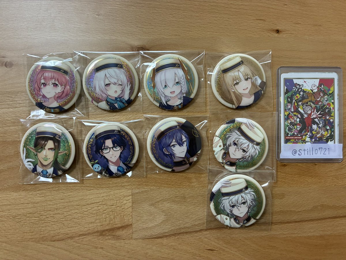 still0721's tweet photo. 【交換】にじさんじ 缶バッジ ビスケット 2

譲：画像1

求：画像2

郵送にて交換希望です。
お気軽にお声掛けください。
よろしくお願い致します。 https://t.co/TXDAVdgg1G