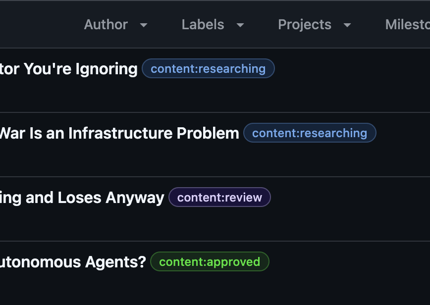 puspesh's tweet photo. My working model with agents - define tasks and then get out of way. If you can do it "async" .. do not waste time in doing "sync". 

Running multiple teams (dev, content, research ..) with https://t.co/dI3jLKkPaT https://t.co/q2XtU9OvbY