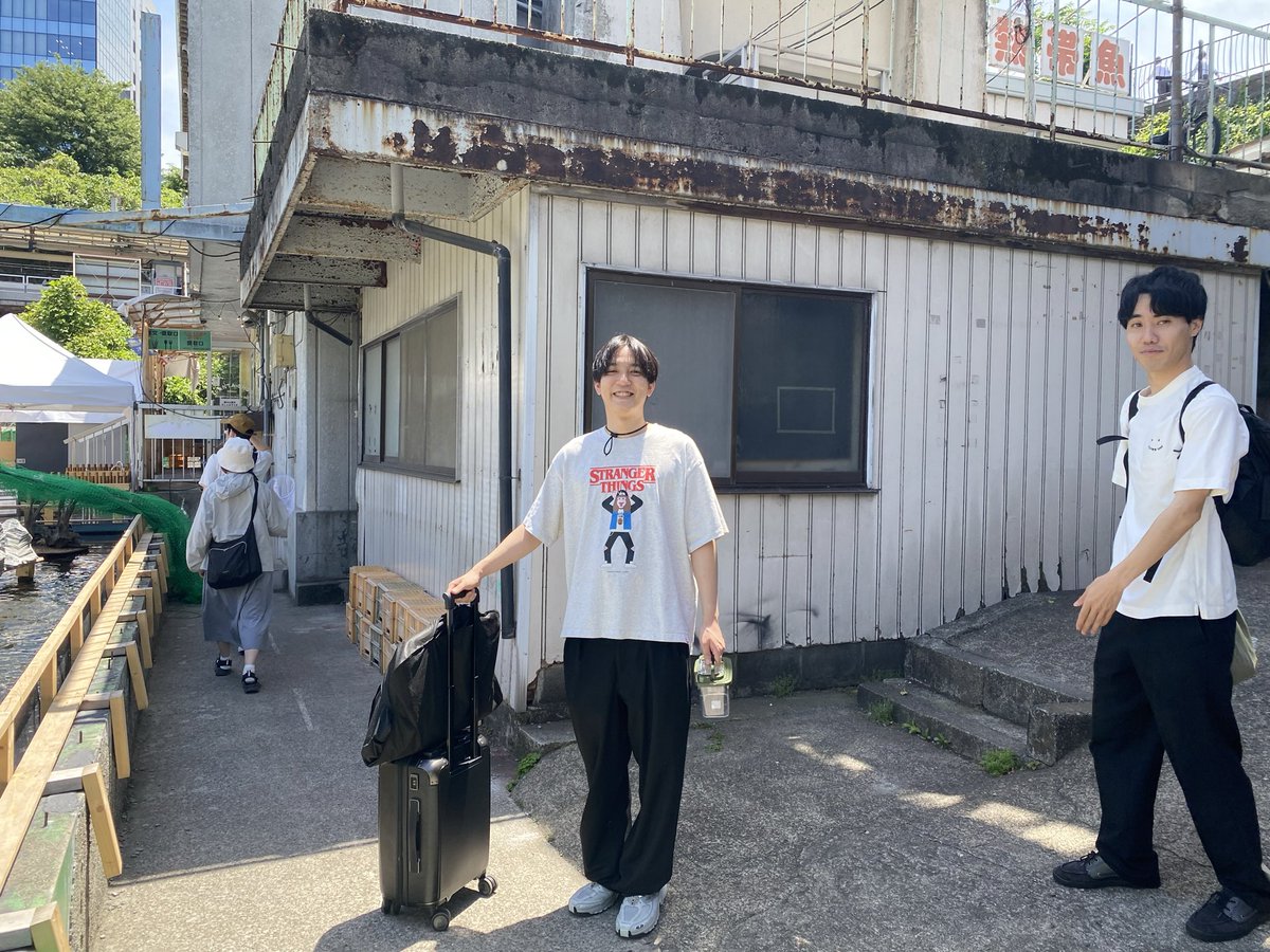5人でお出かけ!がっちゃんこ楽しみだ。 たのうえさんのエディのTシャツ