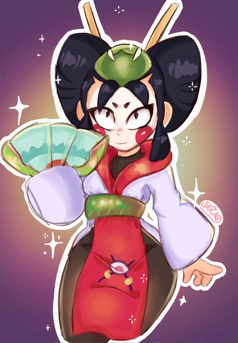 faizy_d00dles's tweet photo. Kazee 🍙🍡 #brawlstarsfanart #digitalart https://t.co/lZ0Yd2jifR