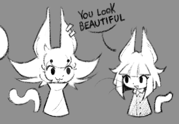 _h4one's tweet photo. saw this and i had to draw her, also made her interact with my oc luna 🐈 https://t.co/vyAdcQsiPD