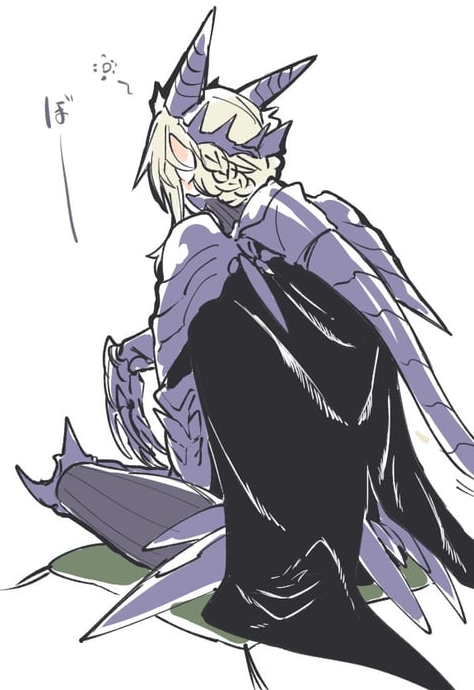 FinalBossDragon's tweet photo. Sleepy docile dragon that is *less* likely to claw you in half for bothering her https://t.co/z8IH6GAJW6