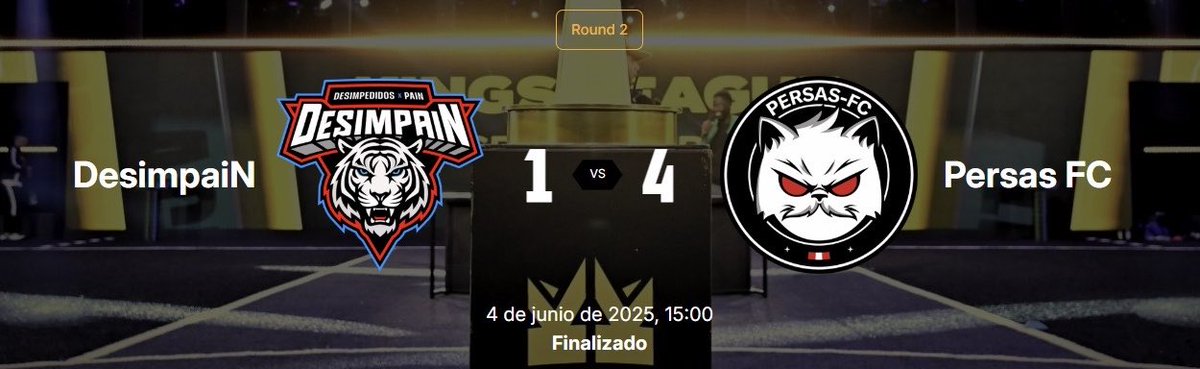 MatheusBigst's tweet photo. ⭕️ DATO HISTÓRICO 

@FCPersas es el único equipo de la KL México en ganarle al actual campeón @DesimpaiN de la KL Brasil en un mundial (Kings World Cup Clubs 2025).

🗣️ Datos no opiniones https://t.co/vxZ5x3wUvl