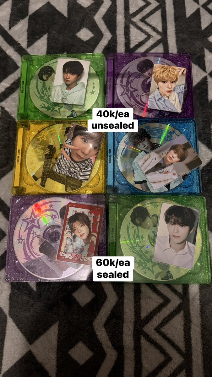 dingdondin's tweet photo. #wishsell

wts aab wish, ada pc all member, poca, postcard sama album jewel color sealed/unsealed
ready ina siap kirim, exc adm pack aja
co oren, minbel 2pc/30k ajaaa

sion riki yushi jaehee ryo sakuya https://t.co/I2nUS2f2AV