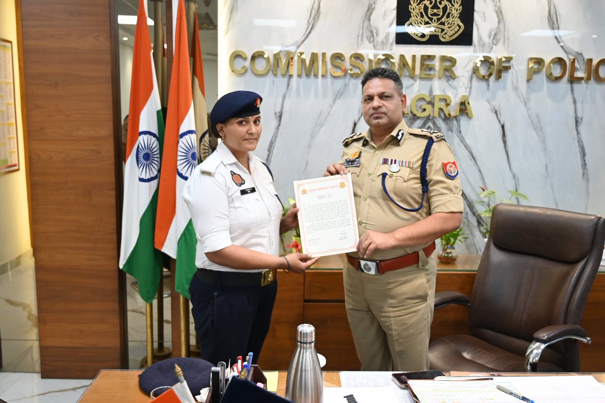 POLICE COMMISSIONERATE AGRA tweet media
