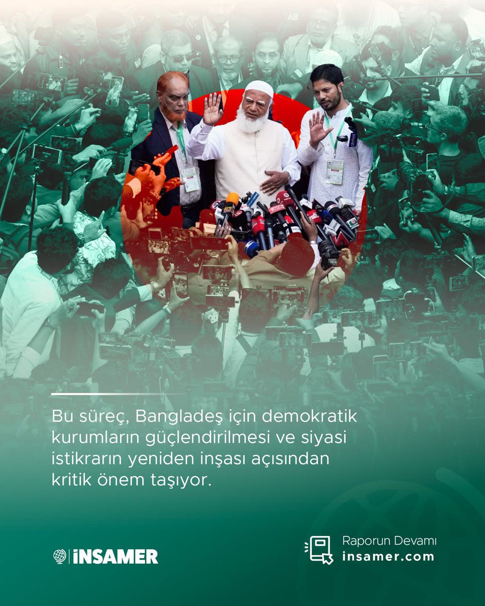 insamerresearch's tweet photo. 📌 Bangladeş’te 2026 Genel Seçimlerinin Analizi: Devrim Sonrası Demokratik Geçiş 

🖋️ Bangladeş, 2026 genel seçimleriyle demokratik geçiş sürecinde yeni bir dönemin eşiğine geldi.

Rapor | Abdullah Al-Mamun

🔗https://t.co/tu2pmjIIve https://t.co/t1rECwN0Rw