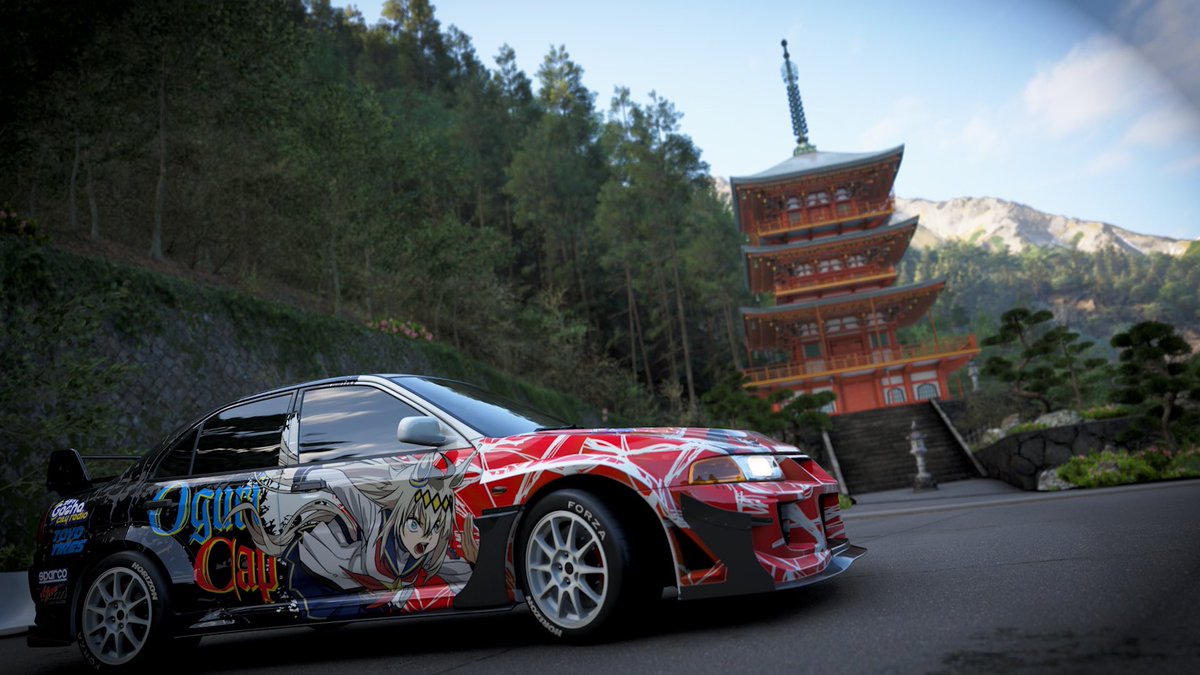 TheLocalFool's tweet photo. Some Forza Screenshots! HUGE shoutout to @mikuozie  and @KamikazeS2K for the Uma liveries! #ForzaHorizon6 https://t.co/jhJAhBYSZf