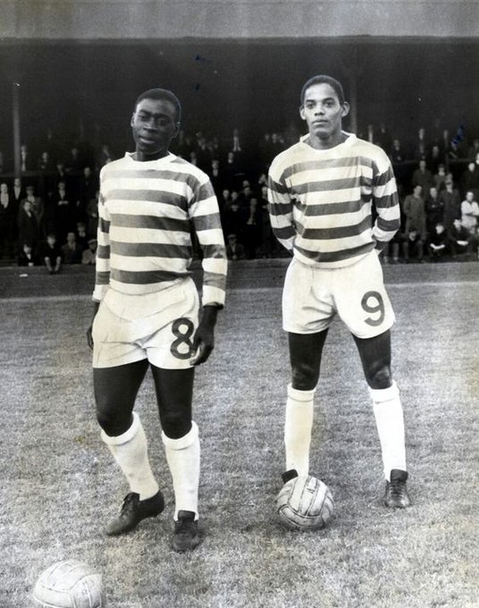 CollowWillie's tweet photo. Brazilians Ayrton Inacio and Marco Di Sousa appear in their first game for Celtic. (1965) ☘️☘️☘️ https://t.co/K2Wkhbno8i