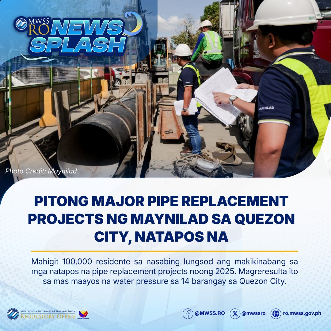 MWSS Regulatory Office tweet media