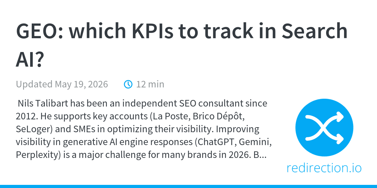 redirectionio's tweet photo. How do you measure brand visibility in ChatGPT or Gemini? 🤖

Prompt tracking is inconsistent. The most reliable source for #GEO KPIs is log analysis. Track user-fetch bots and identify your top-cited URLs in real-time.

Read more 👉 https://t.co/wAibvmMqXv

#SEO #GenerativeAI https://t.co/hhNj6Ibnbd