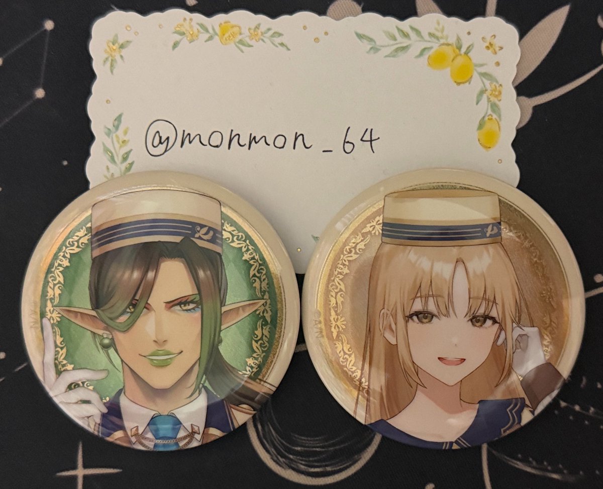 monmon_64's tweet photo. にじさんじ缶バッジビスケット交換

求▶︎💛

譲▶︎画像のもの

郵送のみ
お気軽にお声掛けください(   . .)" https://t.co/TZAivRkZX7