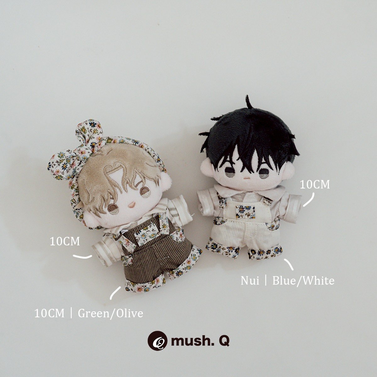 mush_Q1010's tweet photo. 🌟[mush.Q CooMIC4 in 花博展覽館]
時間：D1-5月23日inA39
時間：D2-5月24日in M85、86
夏天越來越早了，這次做了適合夏季出遊的清爽白色系，搭配小碎花～
🌟碎花吊帶褲-$400尺寸:ぬい、10公分、15公分。
🌟條紋襯衫-$300，尺寸:10、15、20cm
🌟休閒帽T-$270，尺寸:10cm、ぬい
#棉花娃衣 #娃用手作only https://t.co/1UaXXnyNs1