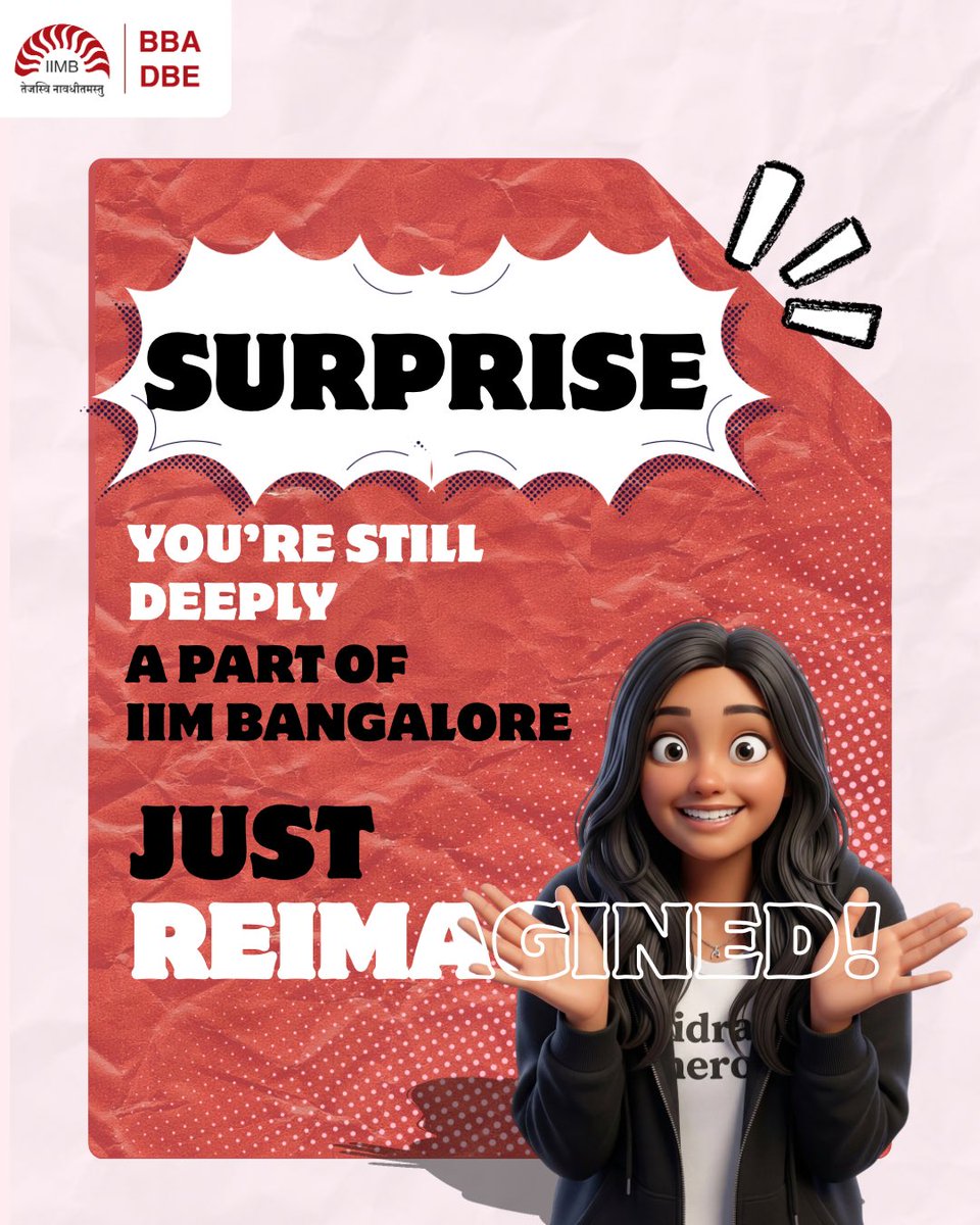 IIM Bangalore BBA(DBE) tweet media