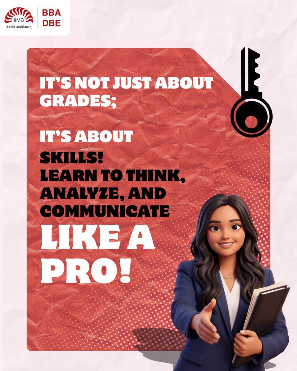 IIM Bangalore BBA(DBE) tweet media
