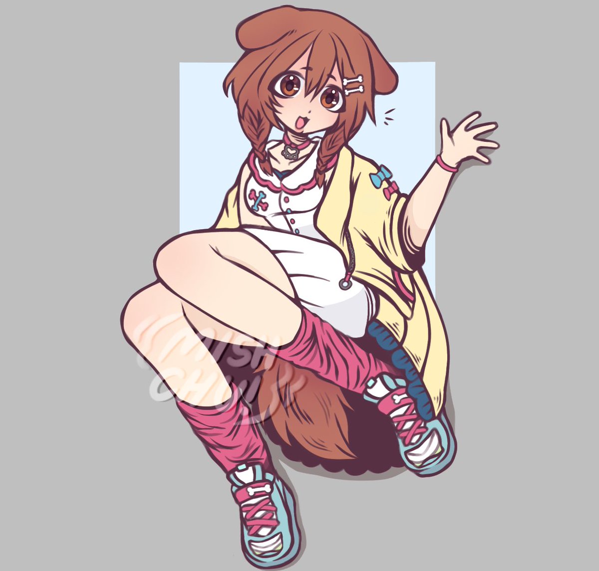 mishchu_'s tweet photo. flat colored 
full body piece :3 https://t.co/4SY5hJfABy