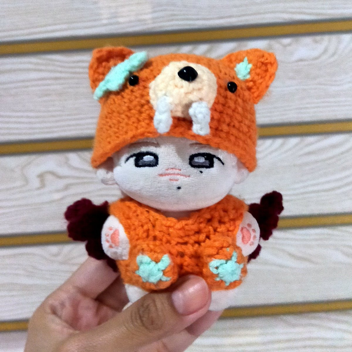 shushiimi's tweet photo. hello baka may inch ng crochet doll clothes inspired sa voice keychain ng enhypen

#enhypen #ni_ki #crochet #doll https://t.co/BpcVeDgaKp