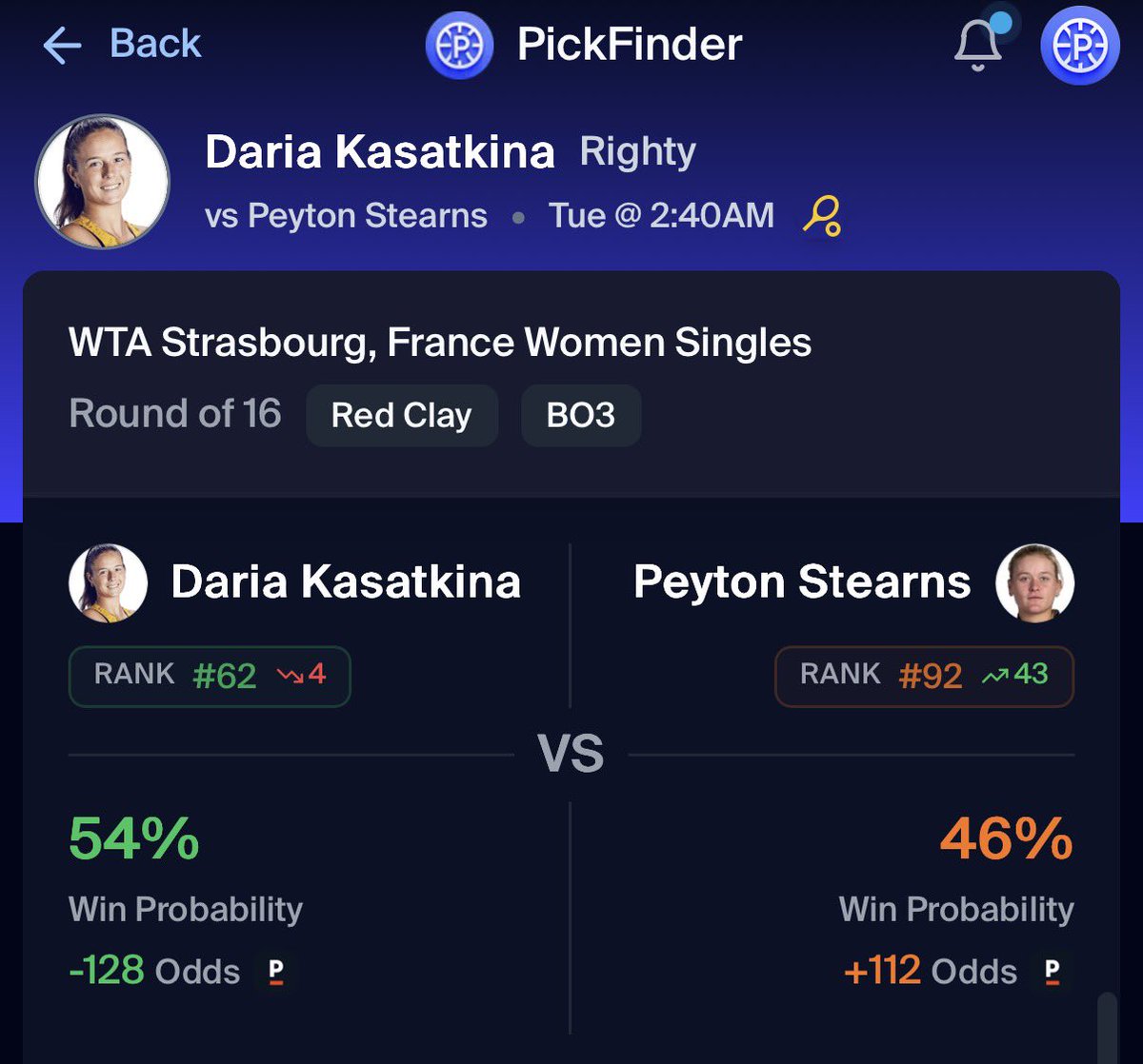 PickFinder tweet media