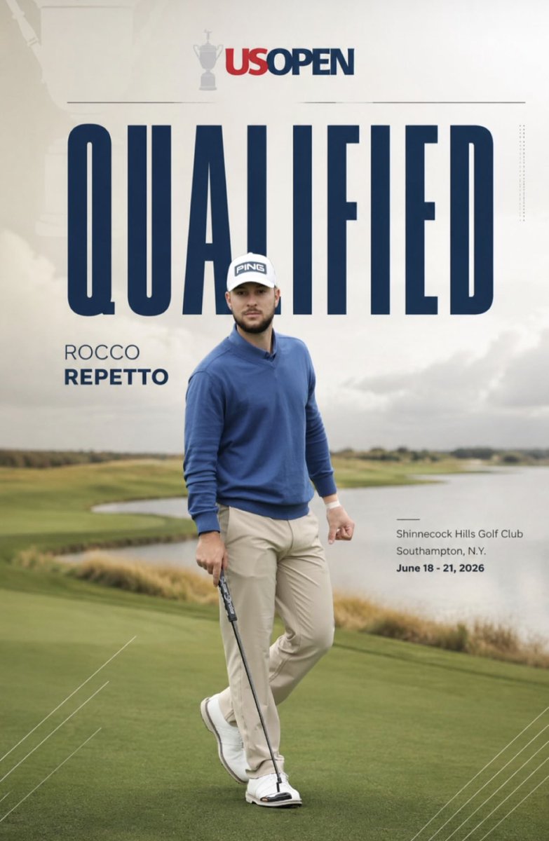 golf76com's tweet photo. Lo de Rocco Repetto es de película. Su última hazaña: consiguió plaza para el US Open a través de las previas 🙌 https://t.co/0IRak3NGmK