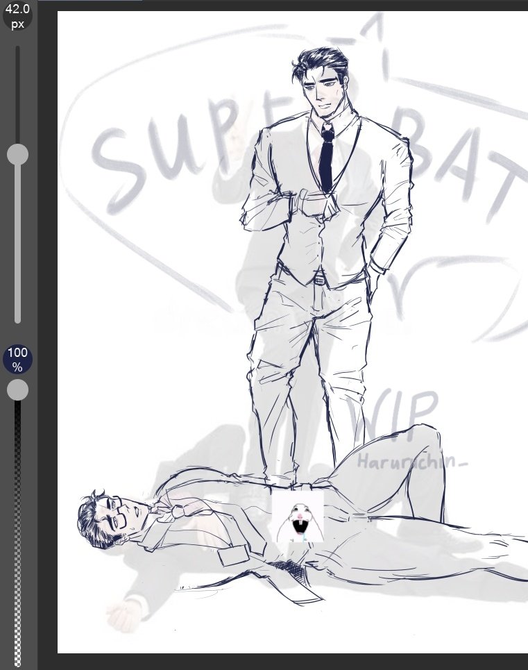 Haruruchin_'s tweet photo. Artblock got me but YAYY SUPERBAT
#superbat #clarkkent #brucewayne https://t.co/jasGrTo23E