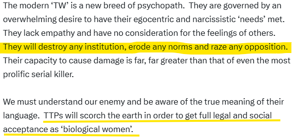 Dr. Dr. P: "No men. No exceptions". tweet media
