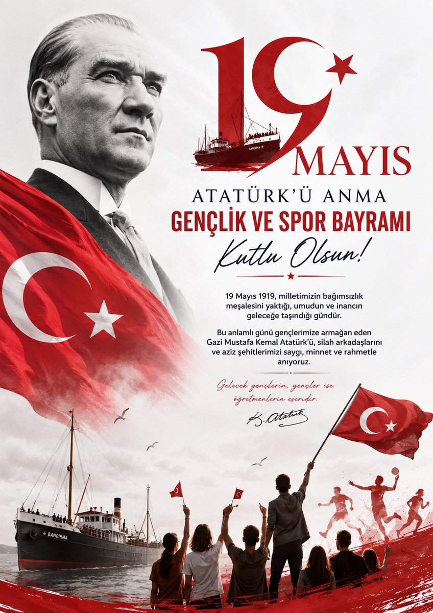 GainTrading's tweet photo. Bağımsızlık meşalesini sonsuza dek taşıyacak gençliğe selam olsun. 19 Mayıs Atatürk’ü Anma, Gençlik ve Spor Bayramımız kutlu olsun 🇹🇷 https://t.co/d1iHRm2mws