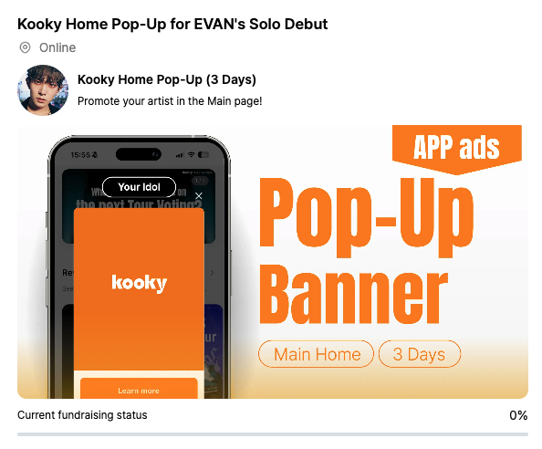 kooky__official's tweet photo. 🎉 #EVAN #에반 #HEESEUNG #희승 Kooky App Pop-Up Ads Support  — Now Open!
 
🔗https://t.co/ZfLGDTMf2q 

Let’s come together to make this happen! 💝

#KookyAds #KookyFunding @HeeseungVoting