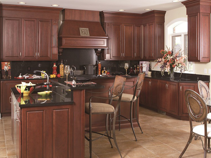 YRBuilding's tweet photo. Classic elegance meets premium functionality. This dark wood kitchen cabinet design features rich finishes, spacious storage, and a sophisticated island layout—perfect for luxury residential and contractor projects. OEM &amp; bulk orders welcome.
#LuxuryCabinets  #CabinetWholesale https://t.co/SNg5aJBrqc