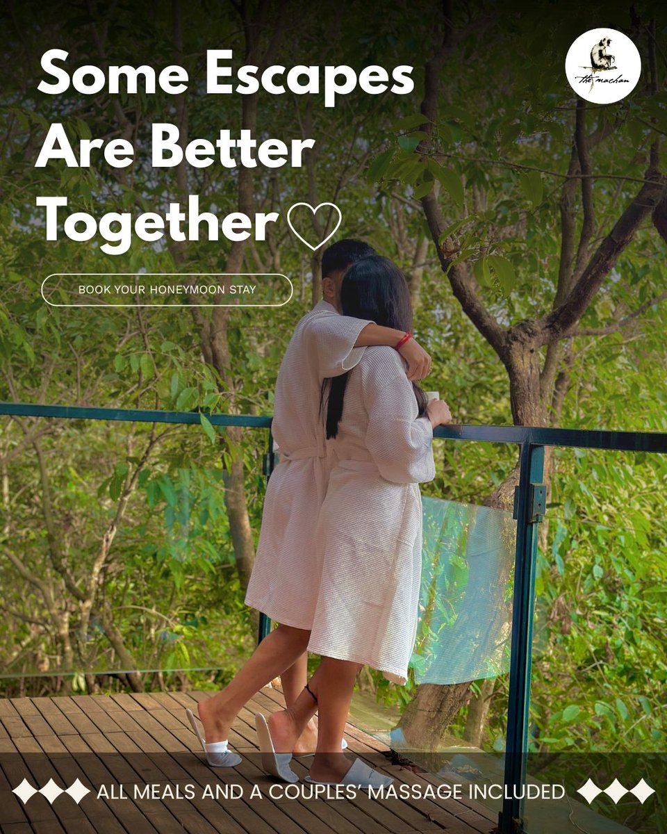 TheMachan's tweet photo. Tag your travel partner ❤️  
Some places are meant to be experienced together. 🌿
Quiet mornings, endless views, and memories that stay forever.

#CoupleGetaway #RomanticEscape #TheMachan #LuxuryStay #Lonavala https://t.co/SUjCpNJWnd