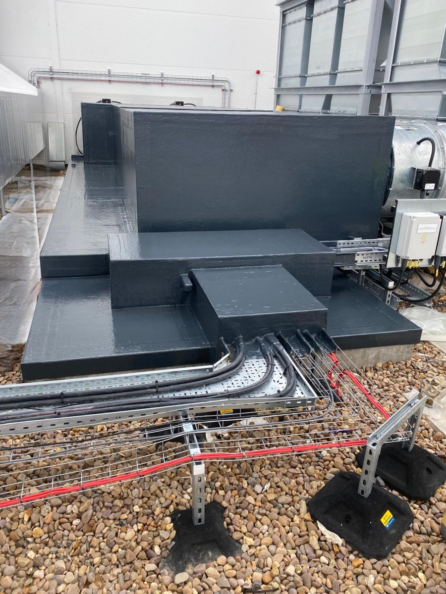 JonesWeathering's tweet photo. A great example of our teams specialist weatherproofing completed for TSL at SmartParc Derby last year, fabricating &amp; installing insulated housings around in-situ rooftop ductwork penetrations.

Backed by our 25 year warranty, the solution delivers durable &amp; long term protection https://t.co/x4lxUt9FH0
