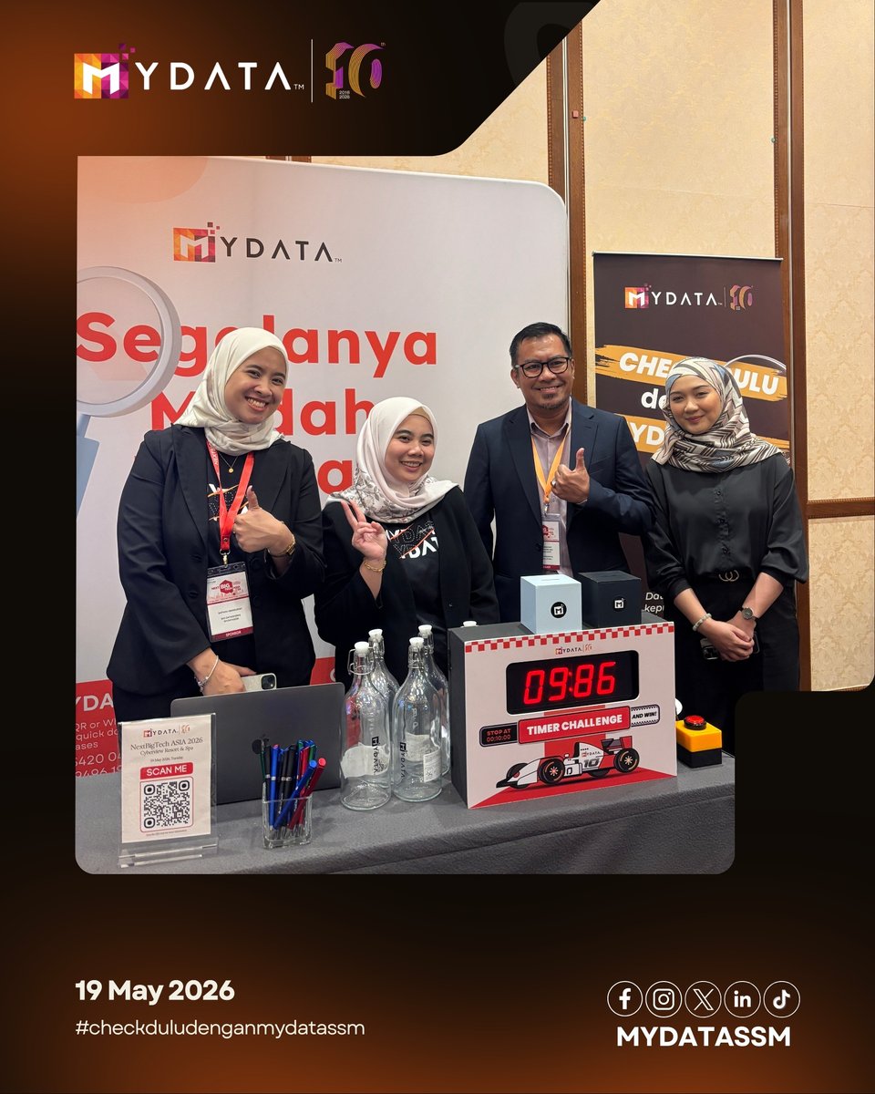 MYDATASSM's tweet photo. Our goal remains the same — to make verified information more accessible while supporting confident and informed decision-making.

#checkduludenganMYDATASSM #segalanyamudahmydatassm #iusemydata #checkdulu #easewithmydata https://t.co/x8WTKMT9Jf