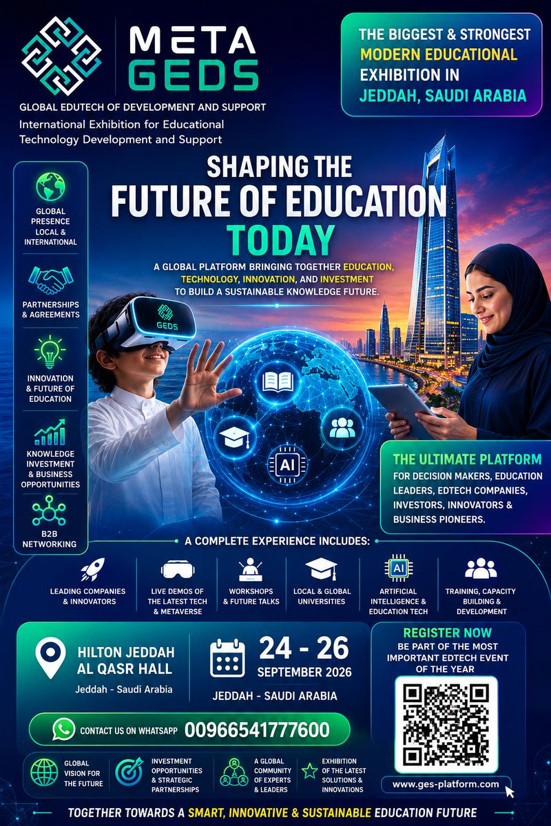 المعرض الدولي للتطوير والدعم التعليميMetaGEDS EXPO tweet media