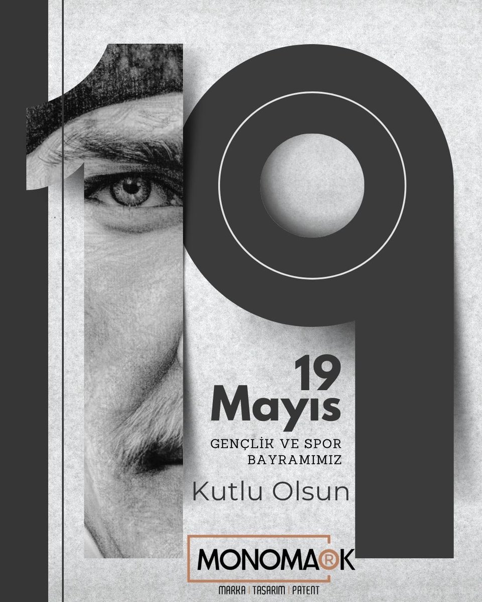 monomark_'s tweet photo. Başta Mustafa Kemal Atatürk olmak üzere tüm kahramanlarımızı saygı, minnet ve özlemle anıyoruz..

19 Mayıs Atatürk’ü Anma, Gençlik ve Spor Bayramımız kutlu olsun. ✨

 #19Mayıs1919  #GençlikVeSporBayramı #MustafaKemalAtatürk #monomarkpatent #markapatent https://t.co/g6Trt7fEqc