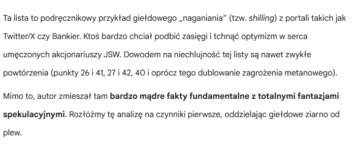 Gra_bovski's tweet photo. @GPW_Trader2022 Wrzuciłem Pana listę do Gemini, oto co powiedział 😄 https://t.co/CVkkDNfeKV