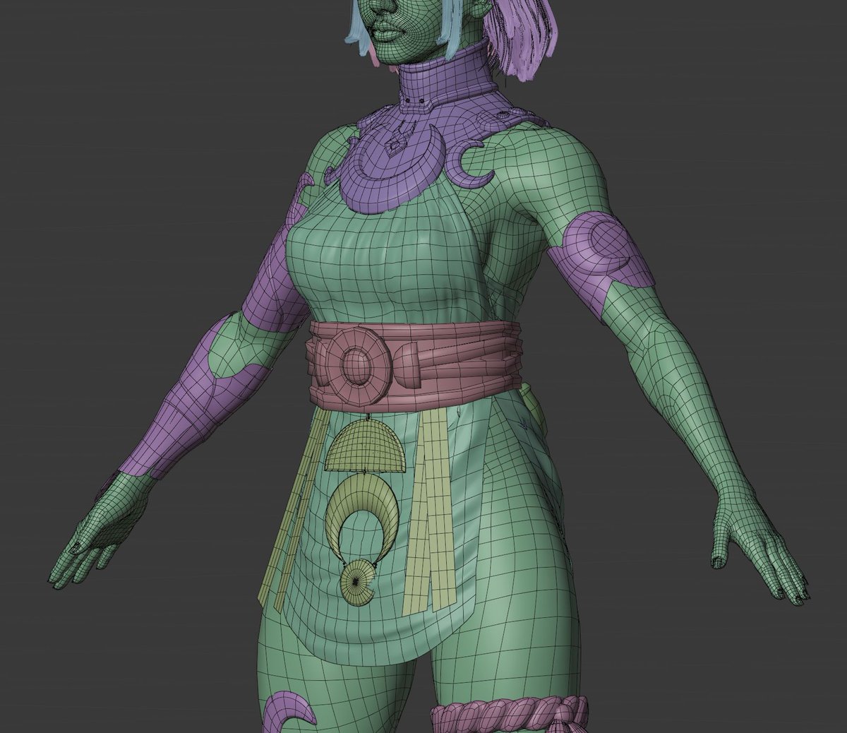 path_node's tweet photo. Finished the main armor #hades2 #b3d https://t.co/lVncCEw2cv