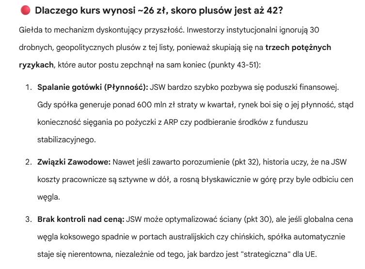 Gra_bovski's tweet photo. @GPW_Trader2022 Wrzuciłem Pana listę do Gemini, oto co powiedział 😄 https://t.co/CVkkDNfeKV