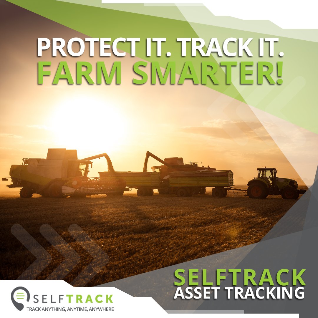 Selftrack1's tweet photo. Your farm equipment is scattered across vast areas. Do you know where every asset is? Selftrack’s Asset Tracking solutions give you complete visibility over your equipment. Contact #Selftrack 012 460 1495 |info@selftrack.co.za |https://t.co/gTjBIS56Dc #NAMPO https://t.co/4zqUzjkeaL