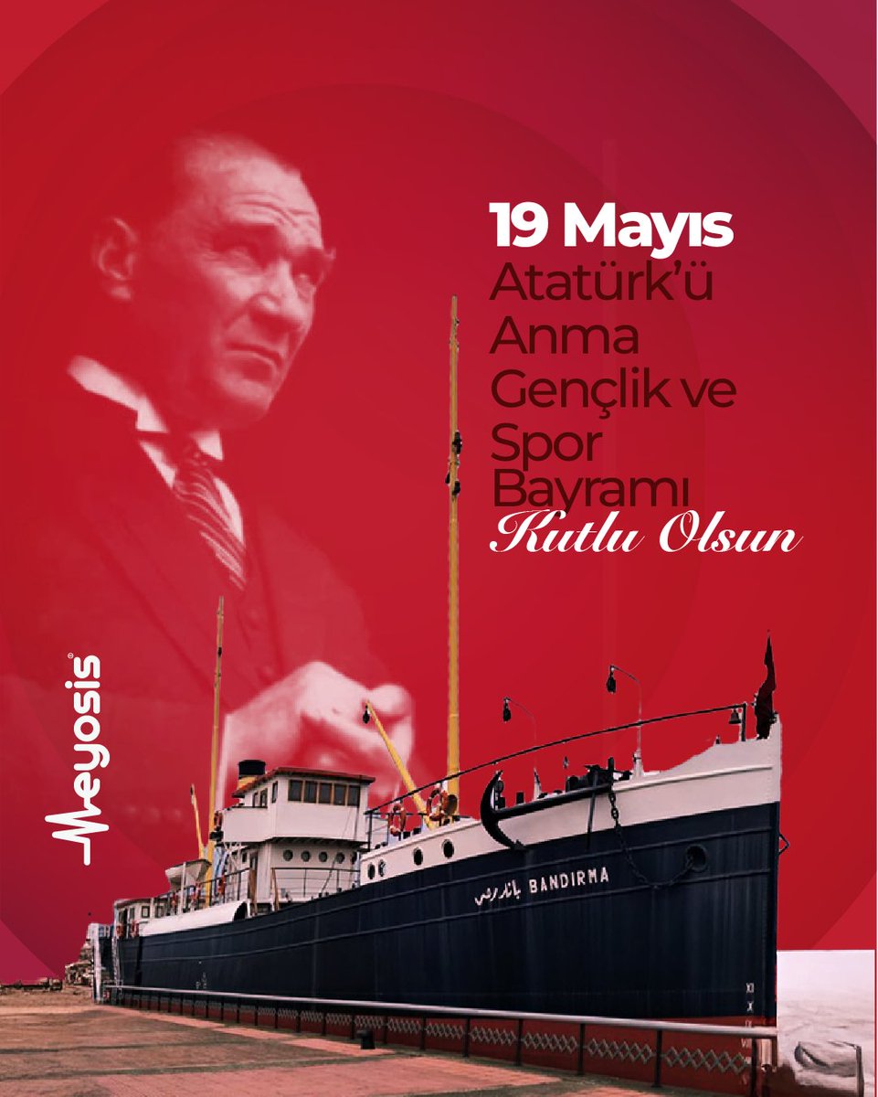 meyosiss's tweet photo. Tarihin akışını değiştiren o ilk adımın, Samsun'da başlayan büyük yürüyüşün yıl dönümündeyiz. Bizlere bağımsız bir gelecek bırakan başta Gazi Mustafa Kemal Atatürk olmak üzere tüm milli mücadele kahramanlarımızı saygı, minnet ve gururla anıyoruz. 🇹🇷 #19Mayıs https://t.co/sxGSpHdmXs