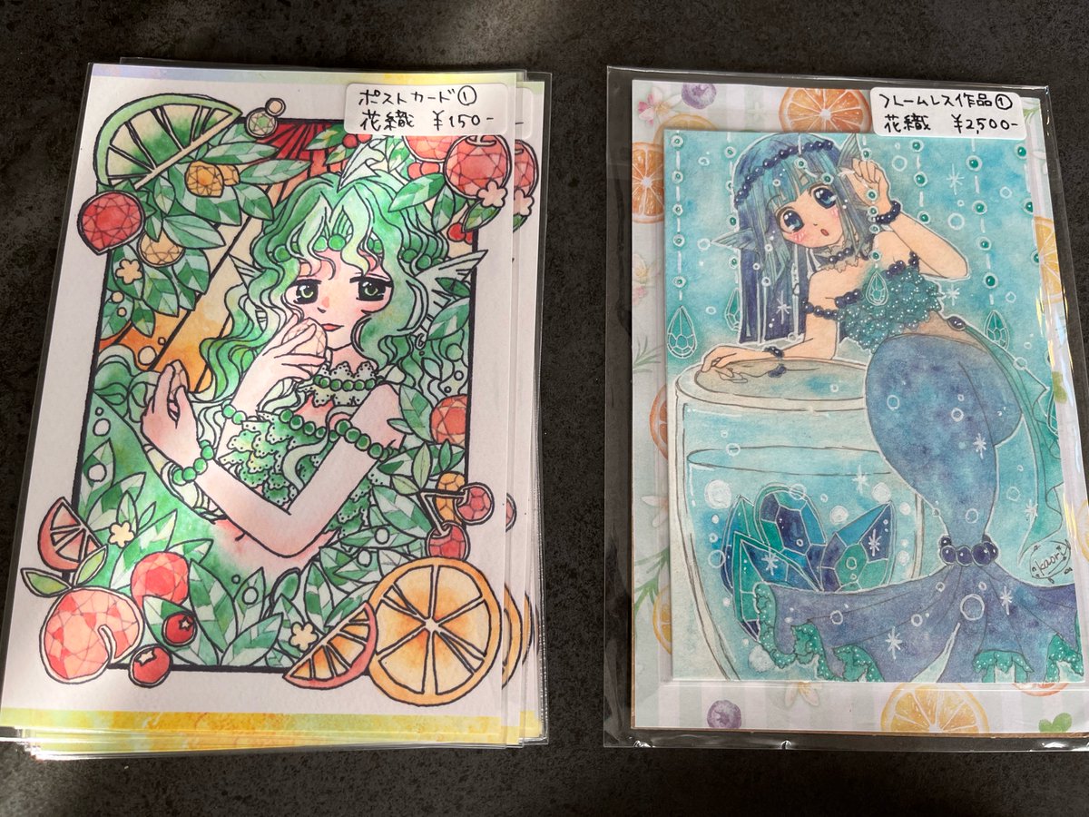 ＊花織＊装飾果実は色褪せない🍏メンズキャンバス展🖼️ tweet media