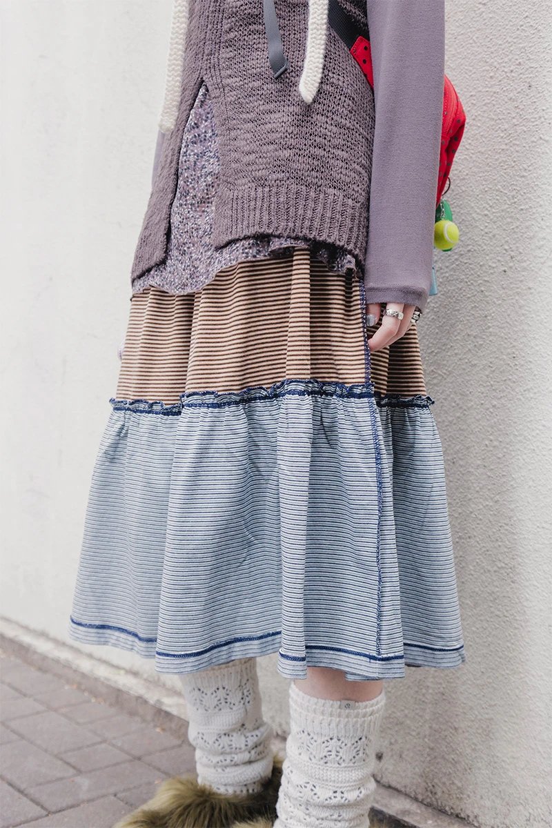 fashionjp's tweet photo. 【BUNKA DAILY SNAP】

#文化服装学院 ファッション流通科 / そうさん

#COYSEIO のスカートや #AFB × #SUBU のシューズをポイントに！コーディネートをチェック🪽🔻
https://t.co/zr4MjXWC3J

@bunka_fc https://t.co/tj1dMSTDhJ