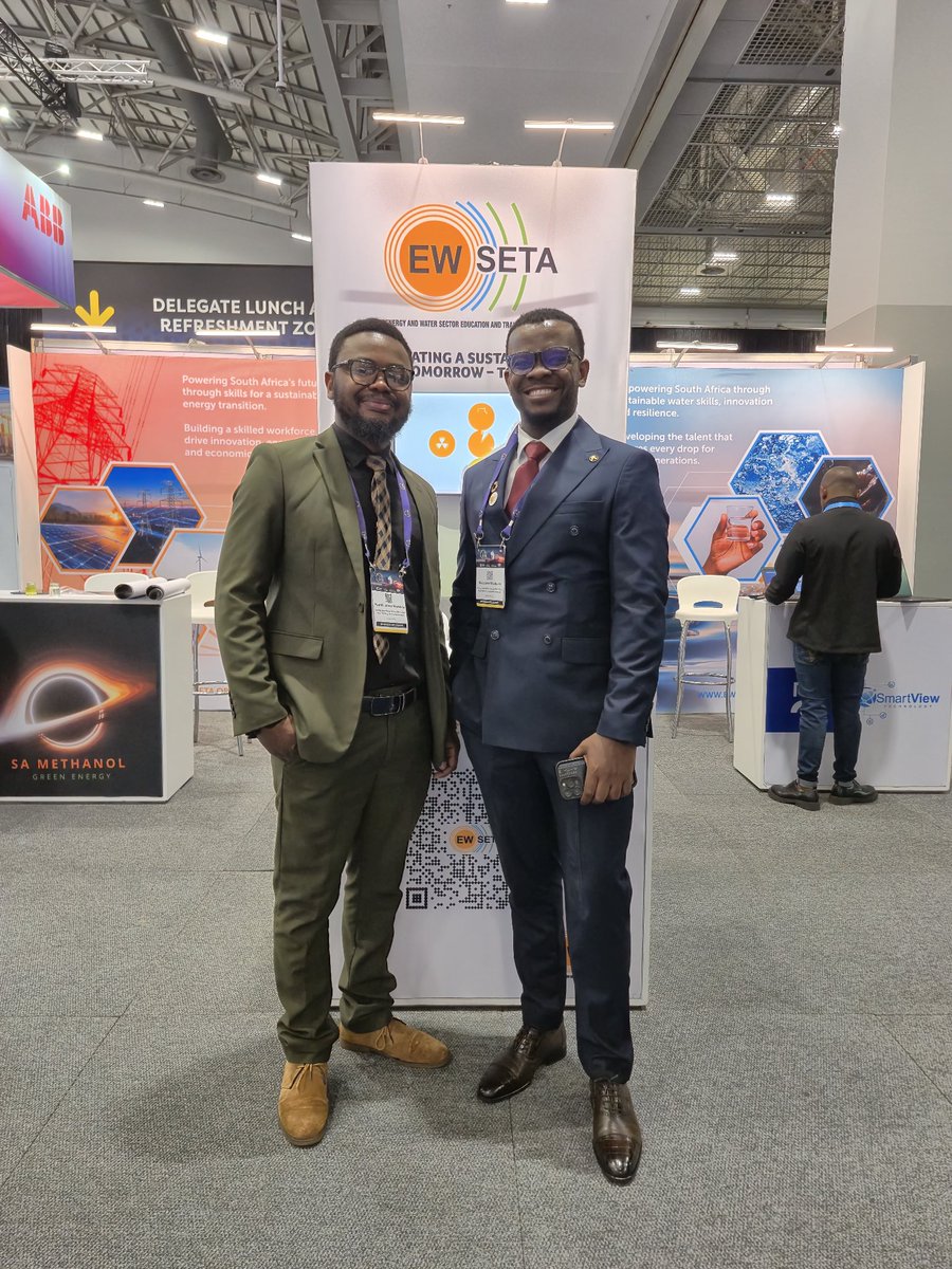 ewseta's tweet photo. Day one of #EnlitAfrica2026 is officially underway.

#EWSETA joins industry leaders engaging on sustainability, innovation and the future skills needed to support Africa’s evolving energy sector. Catch the #EWSETA team on the ground at stand E32.

#EWSETA #FutureSkills https://t.co/eXqaX5tBe5