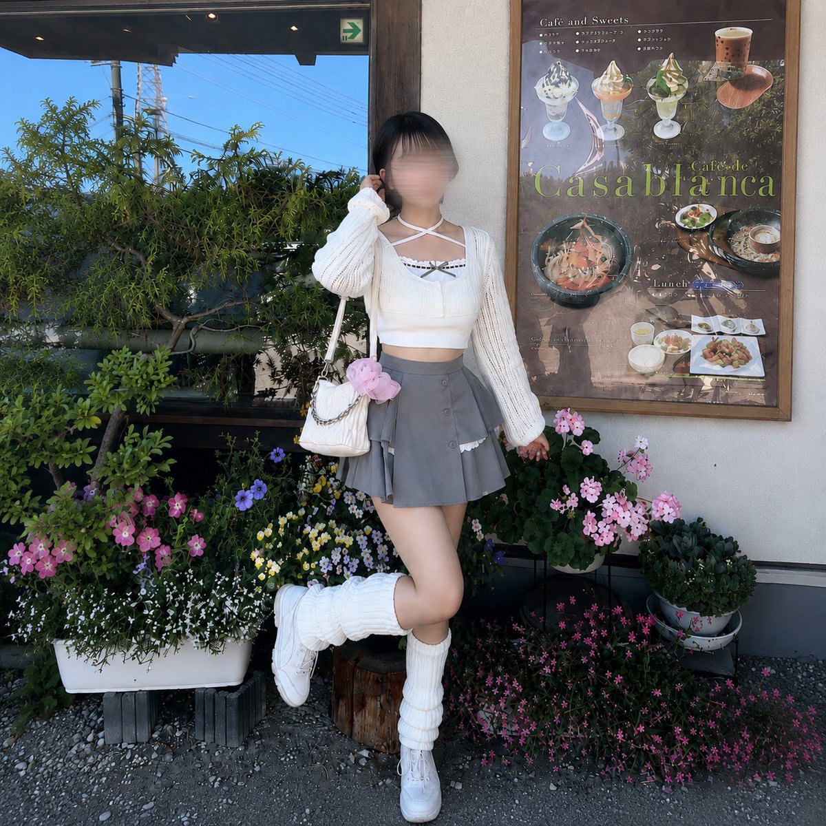 逃げ水あむちゃんのお洋服×ルーズソックス 大優勝🎀🫧 #逃げ水あむ